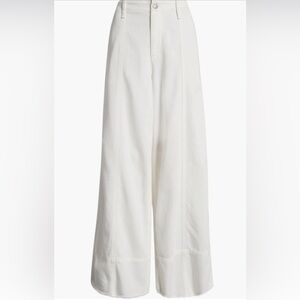 rag & bone Featherweight Arianna Wide Leg Pants JEANS SIZE 27 White